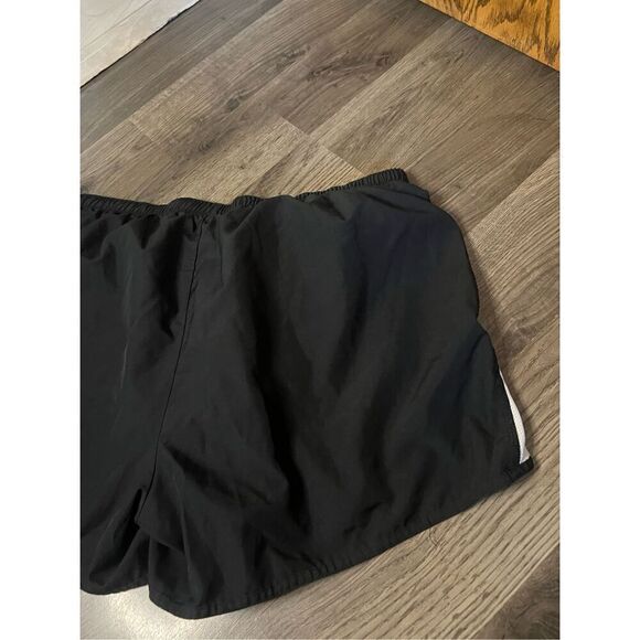 Champion Black With White Stripe Shorts Woman’s Size Medium - Picture 6 of 7